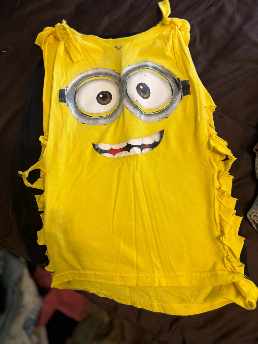 Minion tshirt with cape